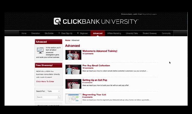 is clickbank university a scam