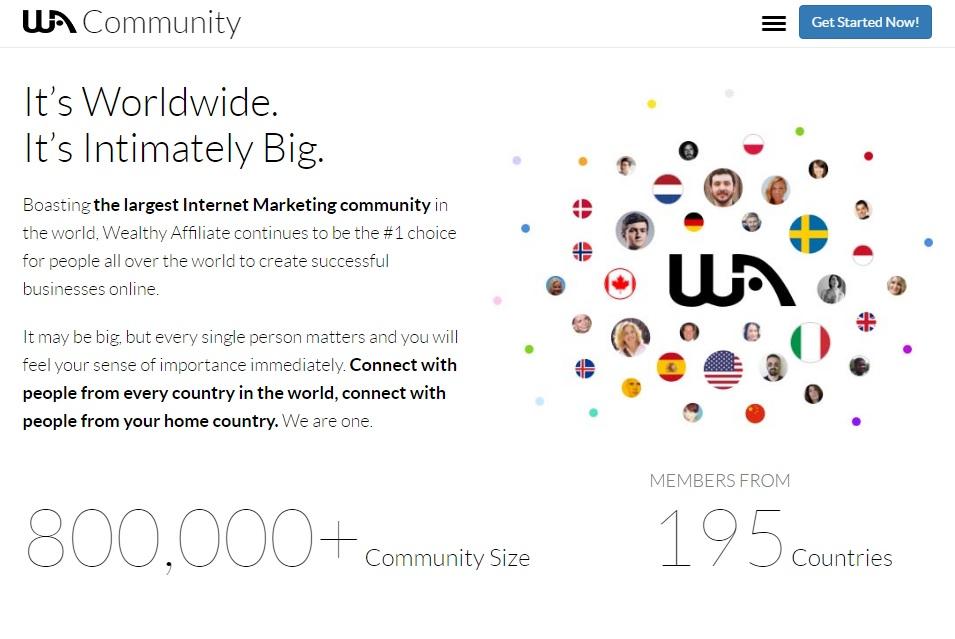 the largest internet marketing community in the world