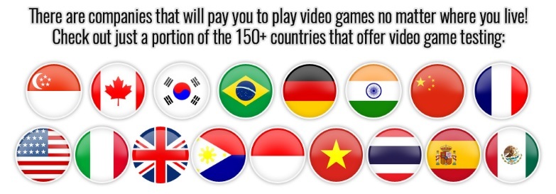 150+ countries offer video game testing