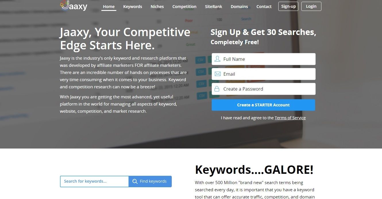 jaaxy keyword research tool review